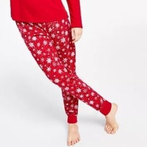 FAMILY PAJAMAS Women's Merry Snowflake Mix It Family Pajama pants 3X, 1pc